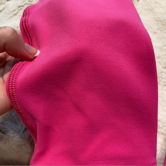 (6) Lululemon Cropped Define Jacket Nulu Sonic Pink Small Crop - Picture 13 of 14